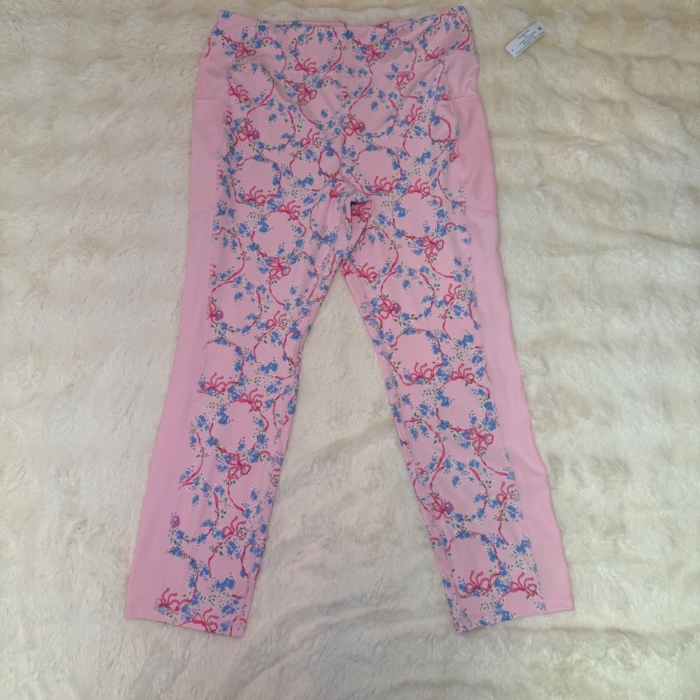 LoveShackFancy Target Shabby Chic Leggings Cherry Blossom Pink Floral XXL NEW